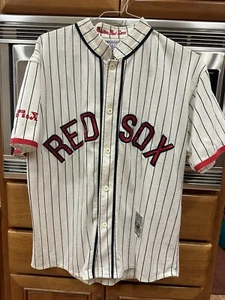 Camiseta deportiva rara marfil a rayas Starter Cooperstown Boston Red Sox para hombre M mediana - Imagen 1 de 24