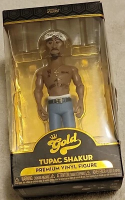 Figura Vinilo Funko Oro Premium TUPAC SHAKUR 5 pulgadas Nueva Rara fuera de uso  Foto 1 de 3