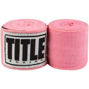 Title Boxing 180" Semi Elastic Mexican Handwraps Neon Pink New - Picture 1 of 9