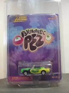 JOHNNY LIGHTNING- Psychedelic PEZ Camaro Convertible- green -Limited Edition - Picture 1 of 2