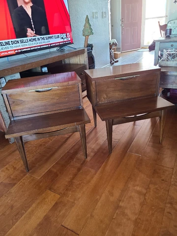 (2) Kent Coffey The Tableau Mid Century Modern Nightstands Cover