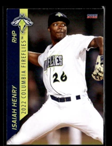 Isaiah Henry 2022 Columbia Fireflies Team Set - Picture 1 of 2