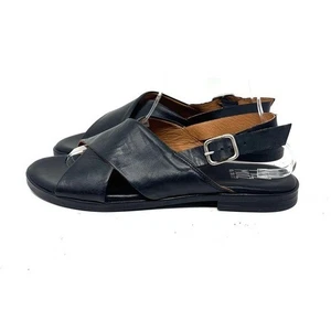 Sandali donna Miz Mooz Leticia in pelle nera taglia 9,5-10/41 - Foto 1 di 7