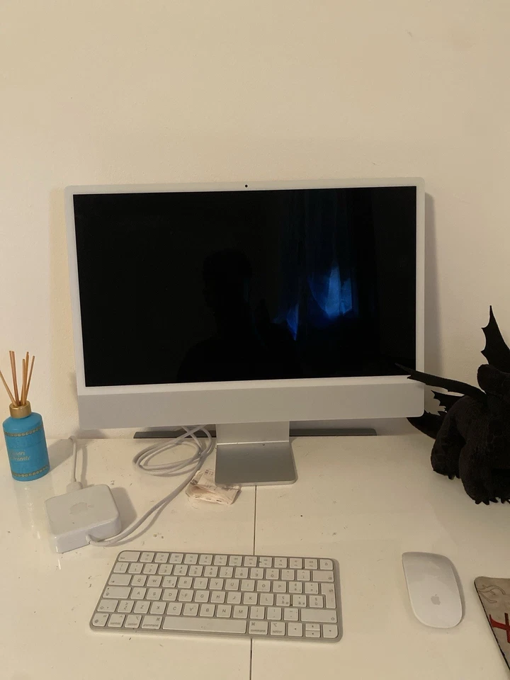 Apple iMac 24" (256GB SSD, M3, 8GB, GPU 10‑Core) Argento - MQRJ3T/A (Ottobre,... - Immagine 1 di 3