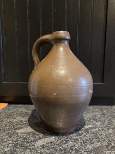 Antiker brauner Steinzeug Hohlkrug - Bild 1 von 11