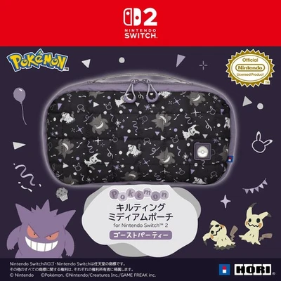 Pokemon HORI Shoulder Pouch for Nintendo Switch 2 Ghost Party japan Limited PSL - Image 1 of 4