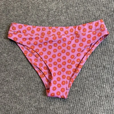 Urban Outfitters Out From Under Size MEDIUM Swim Bikini Bottoms Flowers NEW - Image 1 of 4