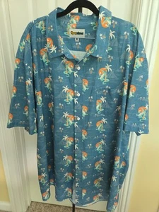 Tipsy Elves Herren Hawaiihemd Herrenhemd Alligatoren Größe 3 XL - Bild 1 von 7