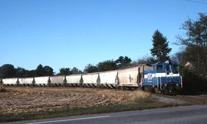 Originaldia: Conrail Express SW900 801 Action on Maryland & Delaware - Bild 1 von 1