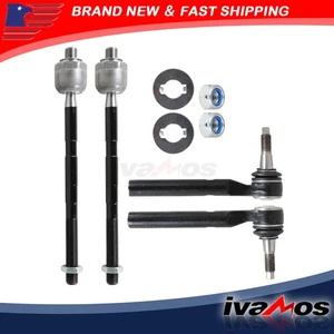 For Hummer H3 EV800609 4pcs Front Inner Outer Tie Rod End Driver Passenger Kit - Picture 1 of 8