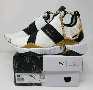 Scarpe sneakers sportive Puma Baby Phat X Defy Mid donna taglia 8 bianco/nero 387663 - Foto 1 di 14