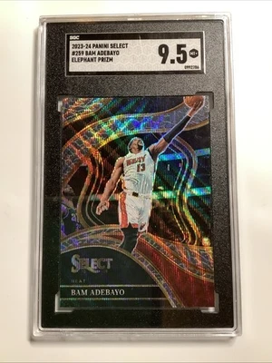 2023-24 Select Courtside Bam Adebayo #259 Elephant Prizm SSP Miami Heat SGC 9.5 - Image 1 of 2