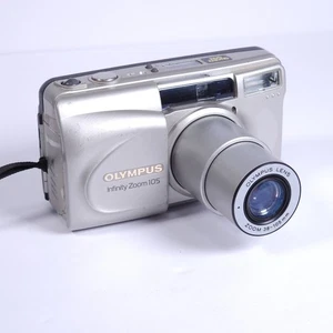 Olympus Infinity Stylus Zoom 105 35mm Point & Shoot Camera New Battery & Film - Picture 1 of 9