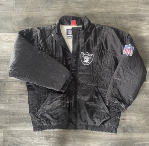 Vintage 90's Apex One NFL LA Oakland Raiders Jacket Size XL - 1X READ no Tag - Bild 1 von 8
