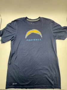 Los Angeles Chargers Nike NFL On Field Dri-Fit Short Sleeve Shirt Men's Large L - Picture 1 of 3