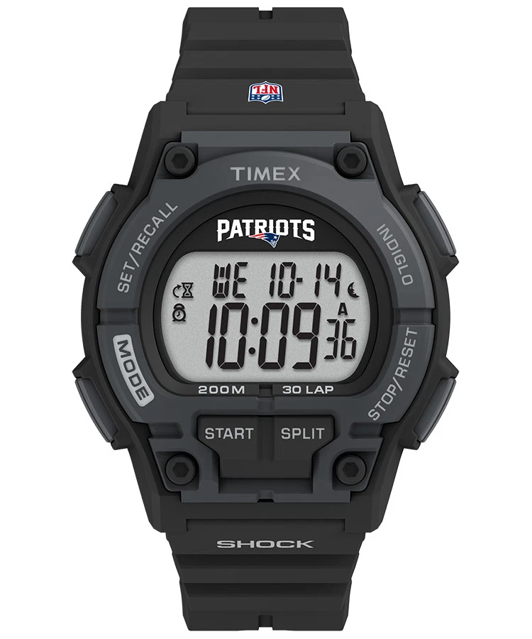TIMEX NFL Rivalry Digital New England Patriots Watch TWZFPATMS - image 1 of 1