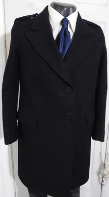 BAND OF OUTSIDERS SIZE XS BLACK 2 BUTTON WOOL COAT - Image 1 of 4
