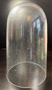 Hand Blown Glass Thick Bubble Garden Cloche Dome Apothecary Display - Picture 1 of 7