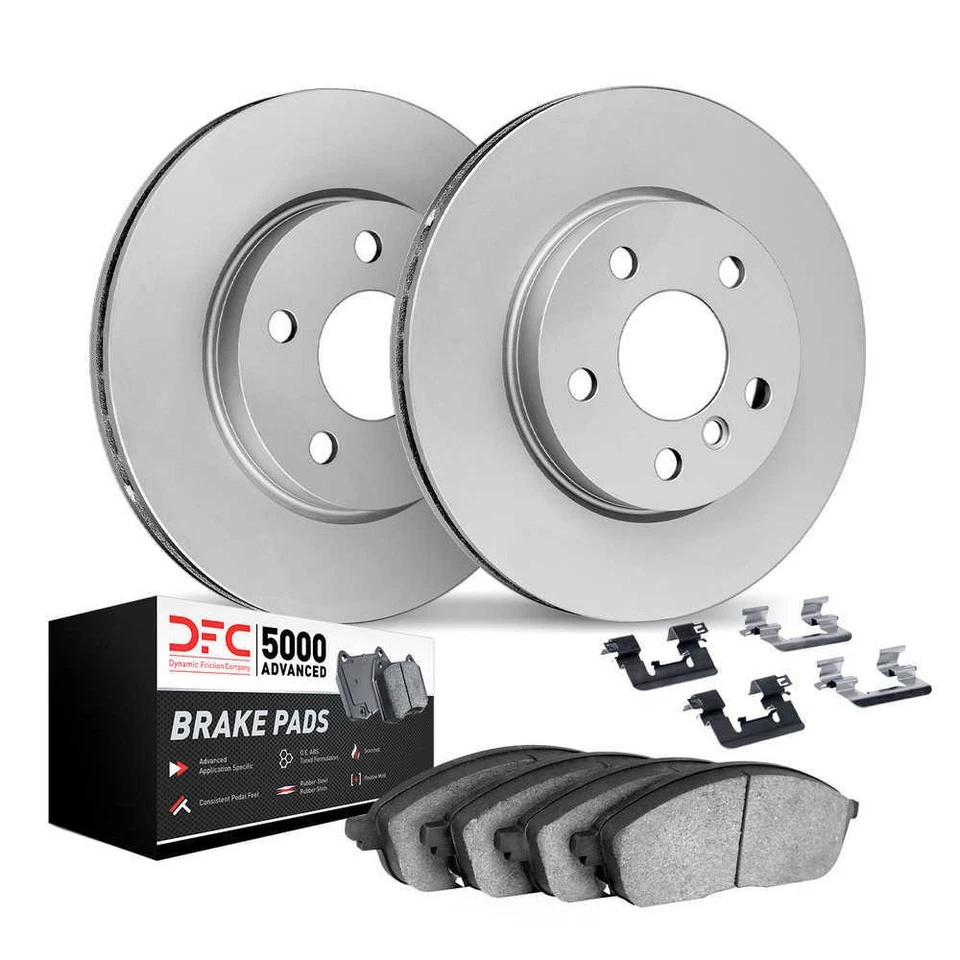 Disc Brake Pad and Rotor Kit fits 2006-2012 Land Rover Range Rover  DFC - Imagem 1 de 1