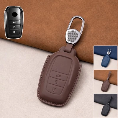 Чехол брелок автомобильный брелок натуральная кожа для Toyota RAV4 Highlander Camry Innova - Изображение 1 из 4