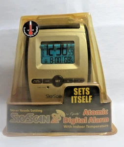 Skyscan Atomic Digital Alarm W/ Indoor Temperature Display Mode #3198 New In Box - Picture 1 of 6