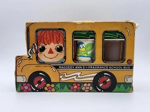 Raggedy Ann’s Fragrance School Bus 1977 mit Puppe ungeöffnet nagelneu - Bild 1 von 19