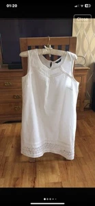White F&F Dress Size 16 - Picture 1 of 5