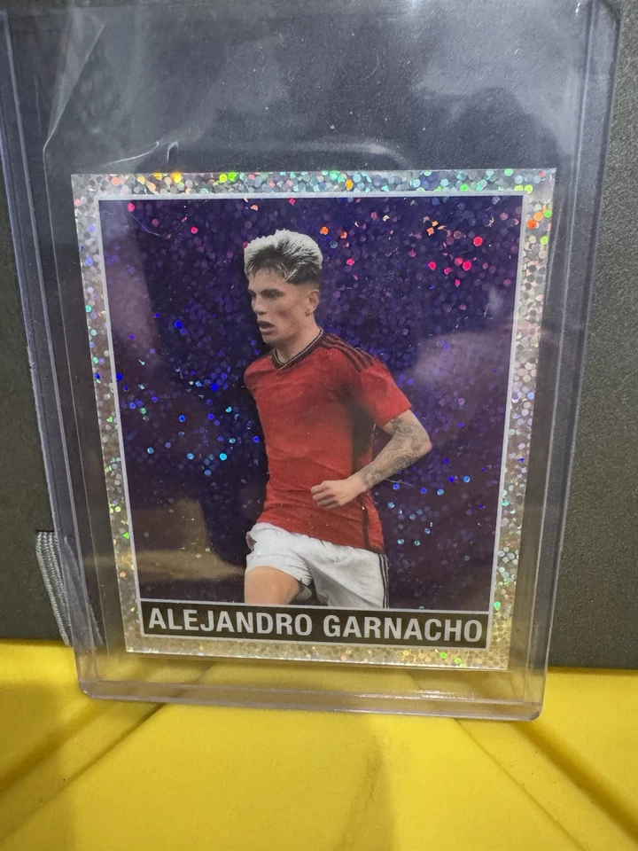 2025 LEAF 15th ANNIVERSARY ALEJANDRO GARNACHO PURPLE SPARKLES 3/7 MINI - Image 1 of 1