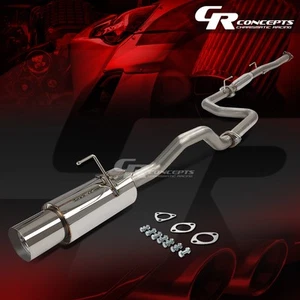 4.5" MUFFLER TIP CATBACK RACING EXHAUST SYSTEM FOR 92-00 HONDA CIVIC 2DR/4DR - Picture 1 of 5