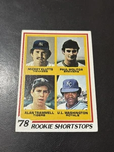 1978 Topps Paul Molitor & Alan Trammell Rookie Card #707 - Picture 1 of 2