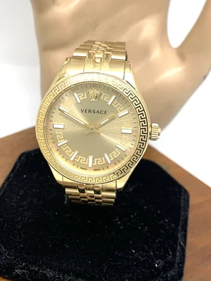 Reloj Mujer Versace VEHU00720 Hellenio Cuarzo Suizo Oro Acero 34mm Foto 1 de 4