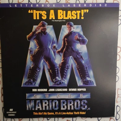 Super Mario Bros. 1993 Laserdisc Letterbox NTSC Bob Hoskins Dennis Hopper VG - Image 1 of 4