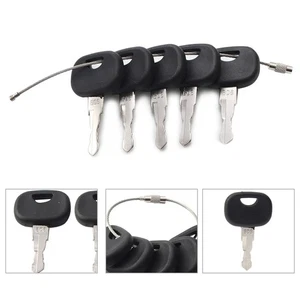 Fit Liebherr & John Deere Heavy Equipment 14606 606 Ignition Starter Key 5x - Picture 1 of 8