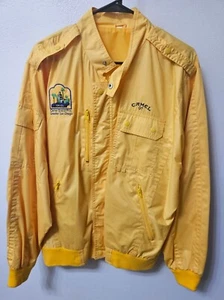 Vintage Camel Grand Prix Greater San Diego Jacket Sz L M w/Patches And Logos - Picture 1 of 10