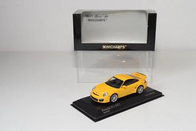 A95 1:43 MINICHAMPS 400 066300 PORSCHE 911 GT2 2007 YELLOW SPEED YELLOW MIB - Immagine 1 di 4