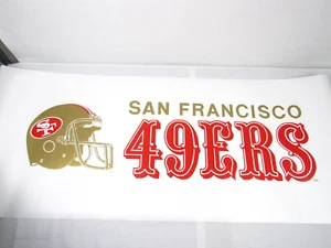Vintage San Francisco 49ers Windshield Sun Shade - Sun Star - Official 16 3/4x56 - Picture 1 of 7