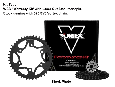 雅马哈 YZF-R6 06-16 Vortex 525 链条和链轮套件 15-45 牙 CK6132 — 第 1/4 张图片