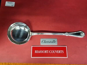 LOUCHE ANCIENNE MONOGRAMME 32 CM CHRISTOFLE BEL ÉTAT MÉTAL ARGENTÉ; - Imagen 1 de 8