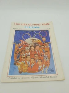1984 USA OLYMPIC TEAM v IU ALUMNI - INDIANA HOOSIERS - KNIGHT - ASSEMBLY HALL - Picture 1 of 12