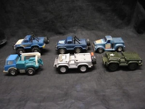 Lot Of 6 Vintage Arco Die Cast Cars, Trucks, Jeeps, Gladiator, Friction Cars - Picture 1 of 6