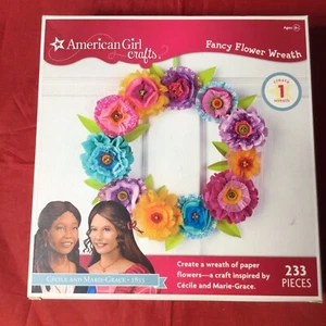 Corona di fiori fantasia artigianale ragazza americana 233 pezzi. NUOVO - Foto 1 di 4