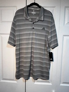 NEW, Adidas XL Gray Gradient Golf Shirt - Picture 1 of 3