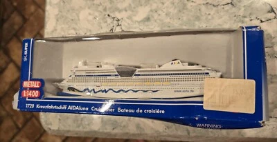 SIKU 1720 Cruise Ship Boat AIDA 1:1400 New Original Packaging OSS NEW MIB - Image 1 of 4
