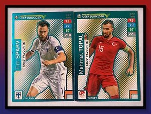 2019 Panini AdrenalynXL Road To Euro 2020 Trading Cards - Fans Favourite