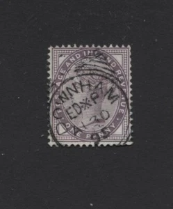1881 1d LILAC 16 DOT SUPERB USED 'DOWNHAM' LANCS SQUARED-CIRCLE. SG 172 - Picture 1 of 1