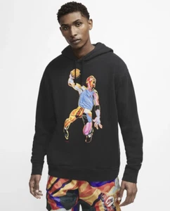 Nike Air Jordan Hoop Heroes Fleece Hoodie schwarz CW0894-010 Herren Größen L-XL - Bild 1 von 7