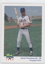 1992 Classic Best Kingsport Mets Jared Osentowski #3