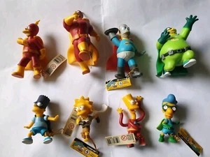 The Simpsons 2006 Figures 8 in Total Free Postage - Picture 1 of 9
