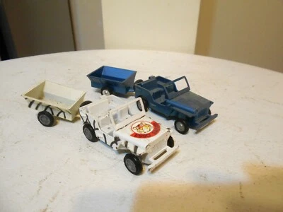 Willys CJ2A Jeep Trailer Gama MB M38 CJ5 CJ3A CJ7 Diecast 1:43 Matchbox Matel - Image 1 of 4