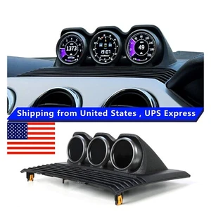 for Ford Mustang Performance Gauge 6th Gen 2015–2023 Tinted 7 Color Series Gauge - Picture 1 of 21